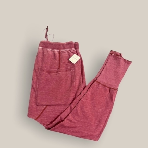 FREE PEOPLE NWT Cozy All Day Rose-Colored SOFT Harem Jogger Pants/Small - Picture 11 of 16